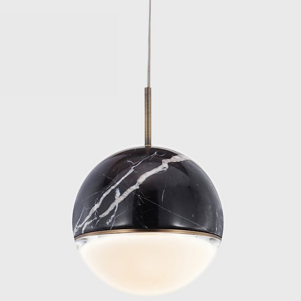 Small,Nero Black Marble,LED Built-in