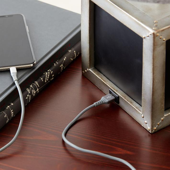 Купить Настольная лампа Galvanized Magnetic Table Lamp with USB - Set of 2 в интернет-магазине roooms.ru