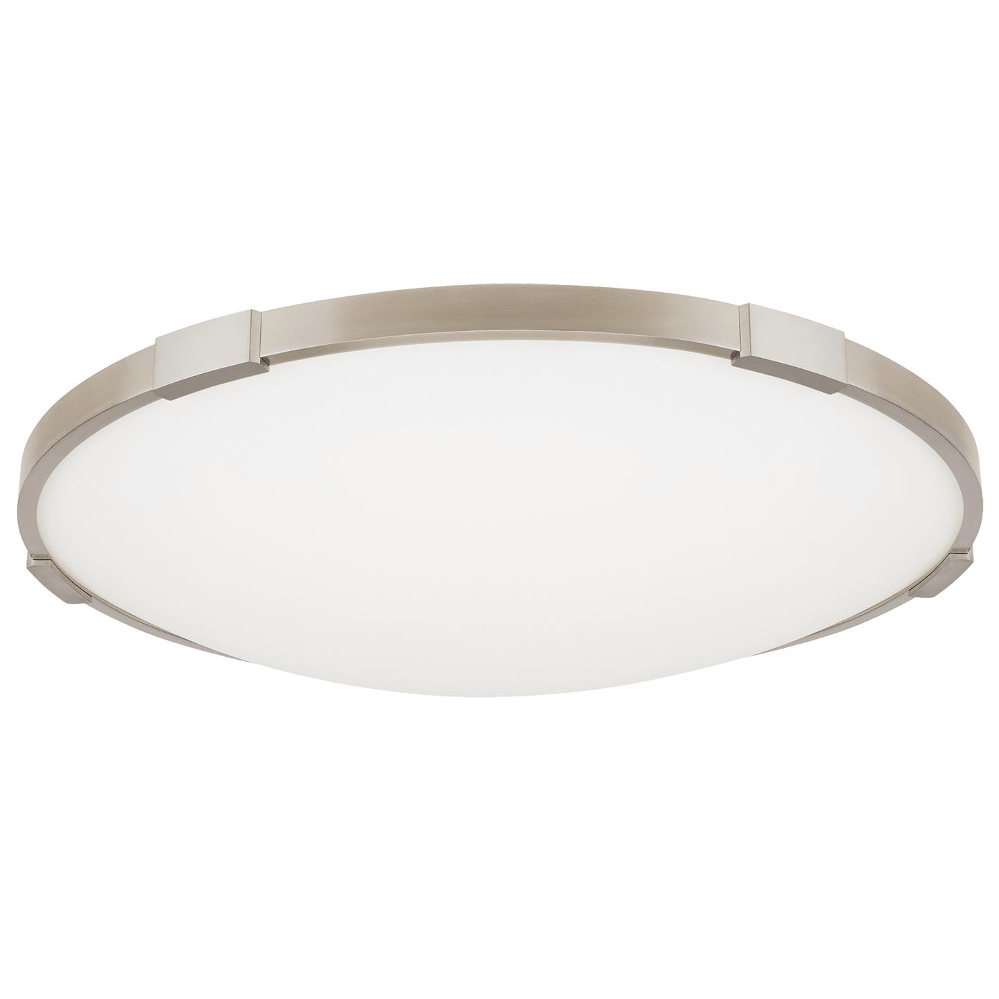 Satin Nickel 18" Diameter LED 90 CRI 2700K 120V