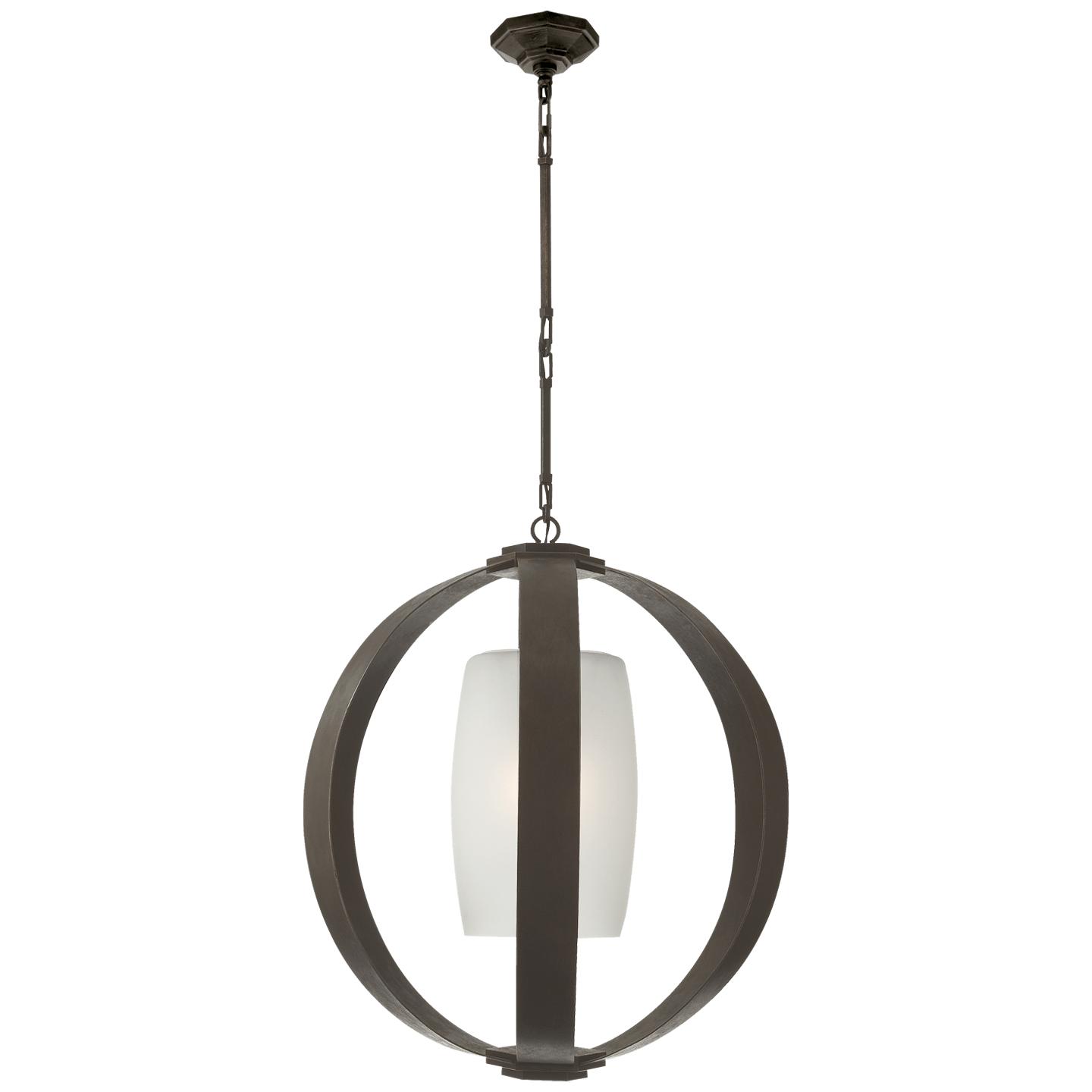 Купить Подвесной светильник Metal Banded Large Lantern в интернет-магазине roooms.ru