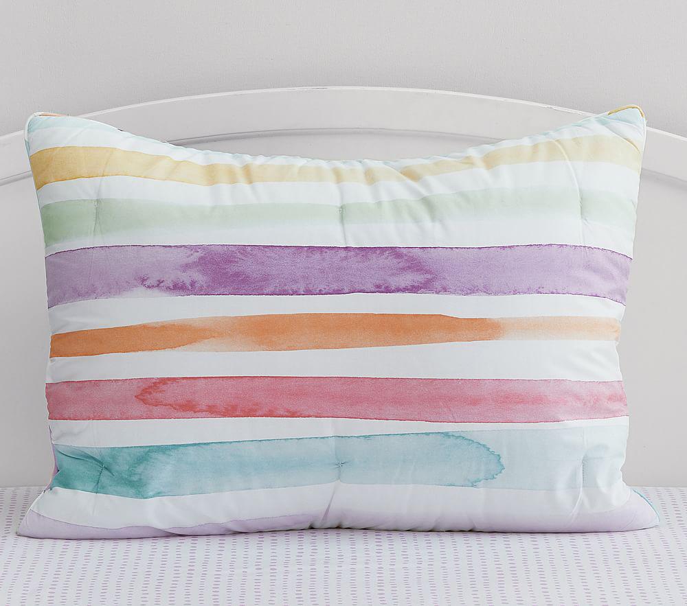 Купить Наволочка Kayla Stripe Comforter Standard Sham Multi в интернет-магазине roooms.ru