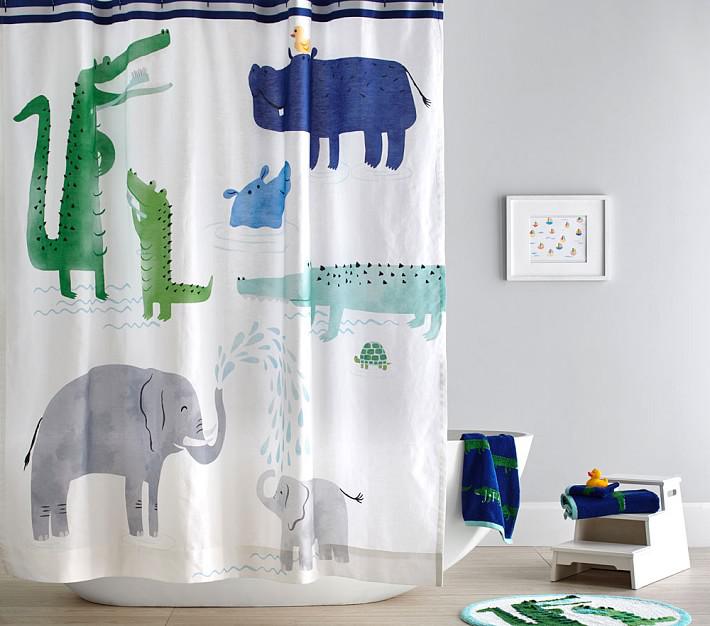 Купить Шторка для душа Safari Printed Shower Curtain Shower Curtain Multi в интернет-магазине roooms.ru