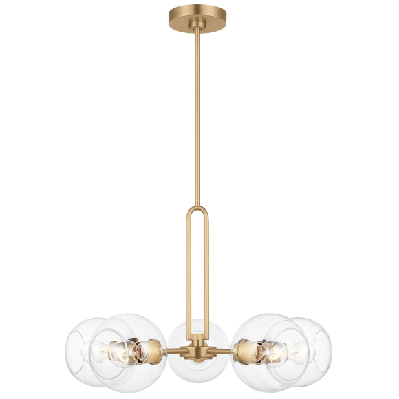 Satin Brass Bulb(s) Not Included