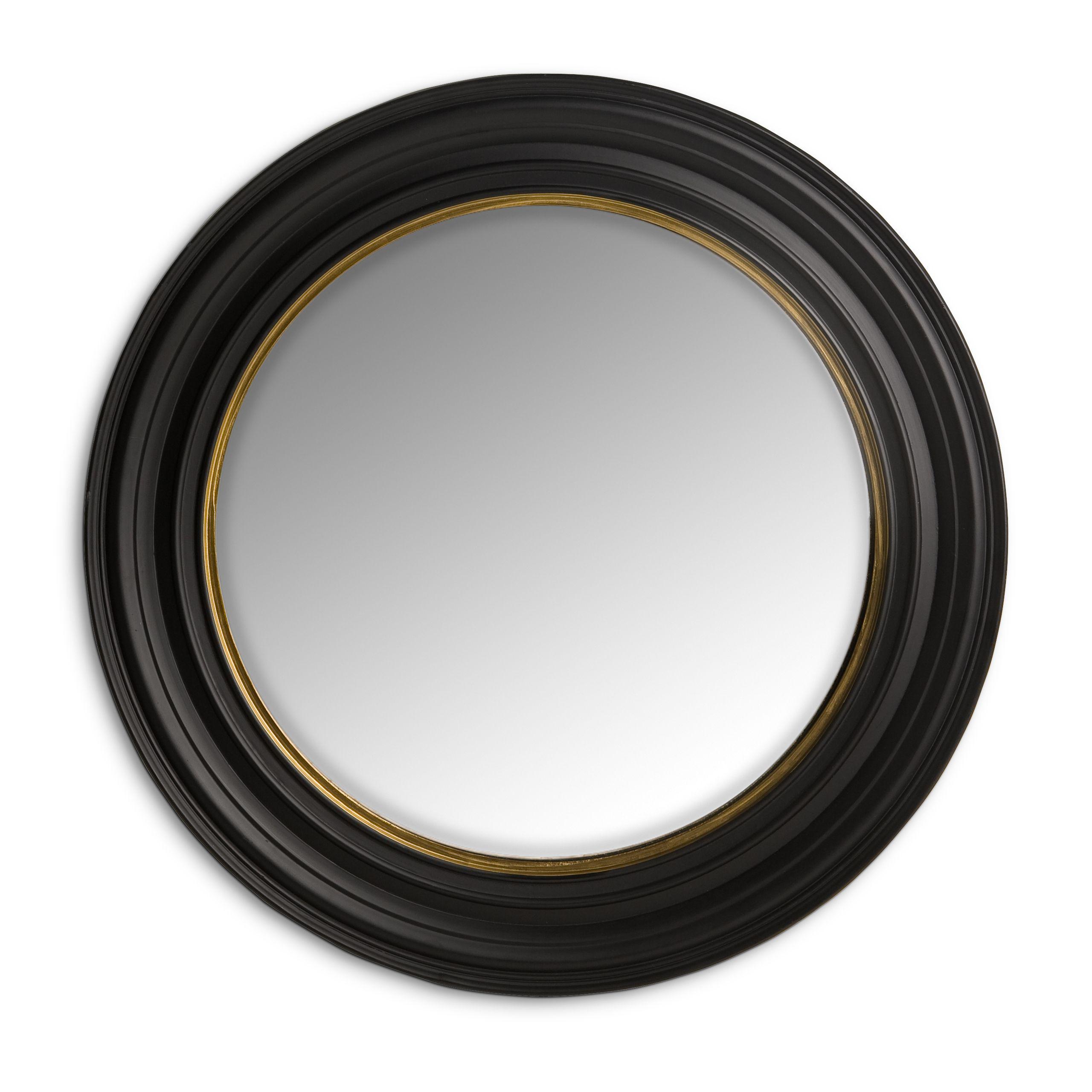 black finish | gold finish | convex mirror L