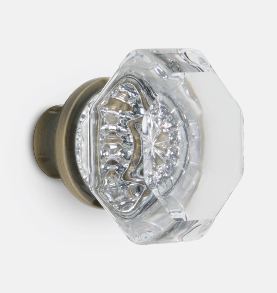 Купить Ручка-кнопка Octagon Crystal Door Knob в интернет-магазине roooms.ru