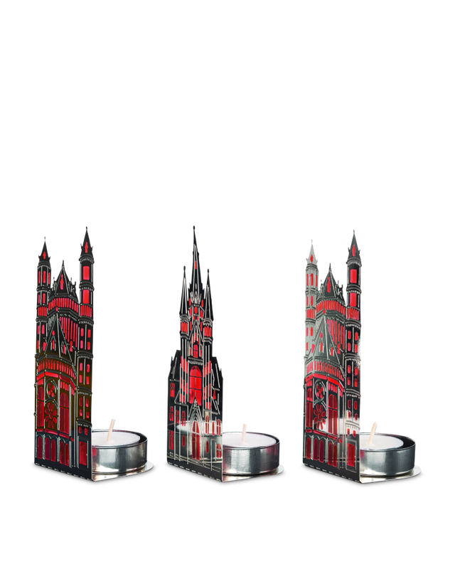 Купить Набор подсвечников Waxinelight Churches Red Light Set 3 в интернет-магазине roooms.ru