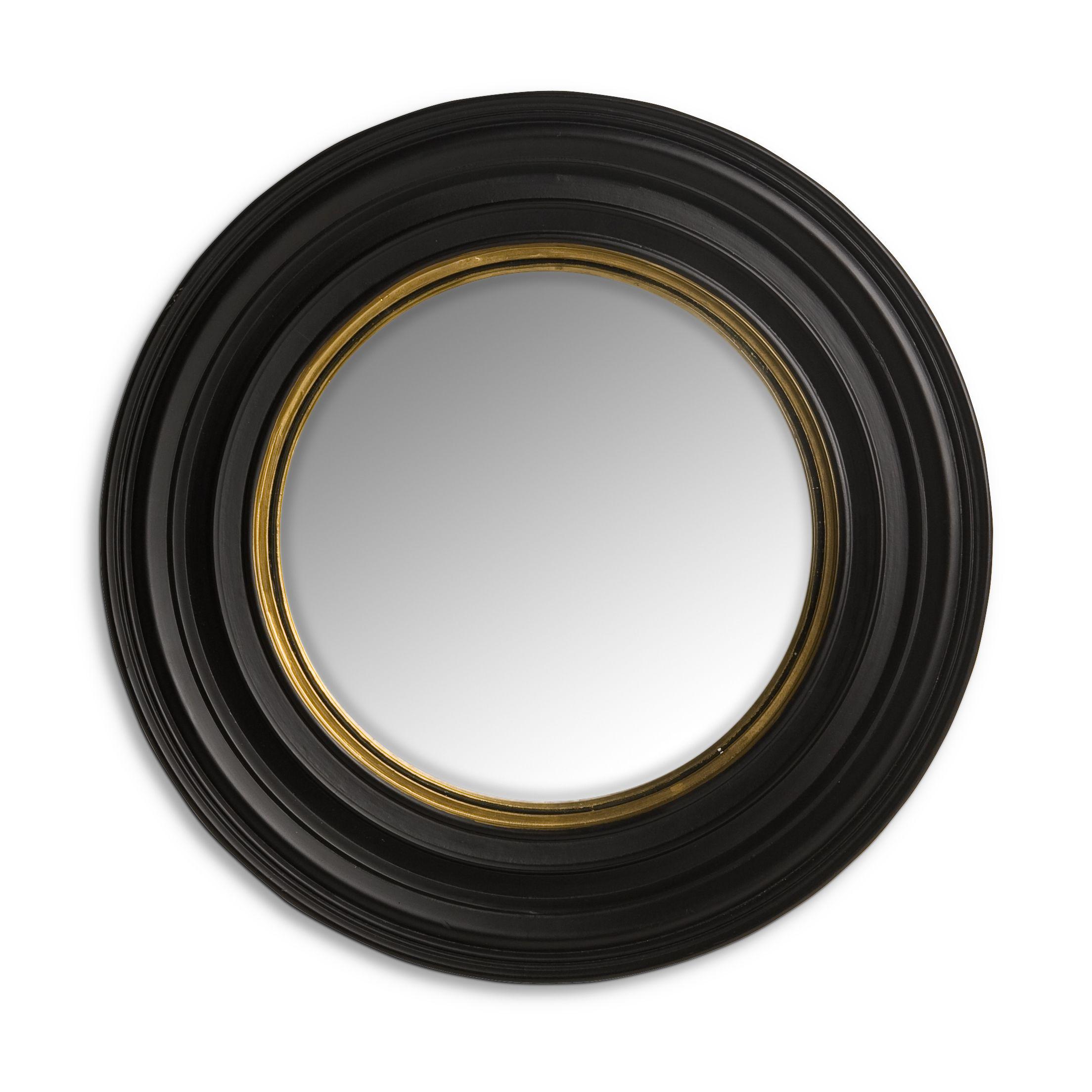 black finish | gold finish | convex mirror S