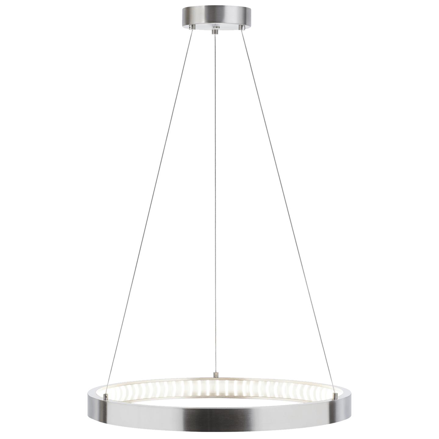 Satin Nickel 24" Diameter Integrated LED 90 CRI 3000K 120V (T24)