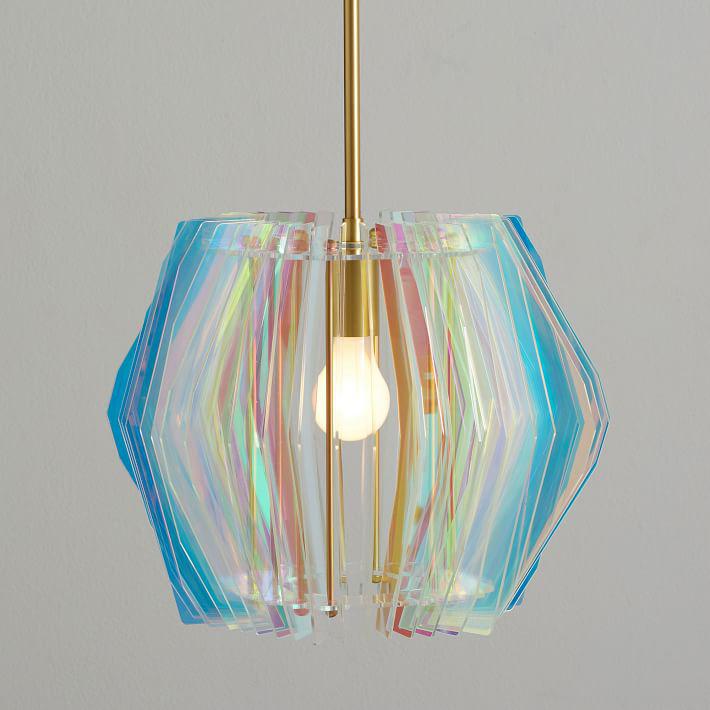 Купить Подвесной светильник Faceted Iridescent Pendant в интернет-магазине roooms.ru