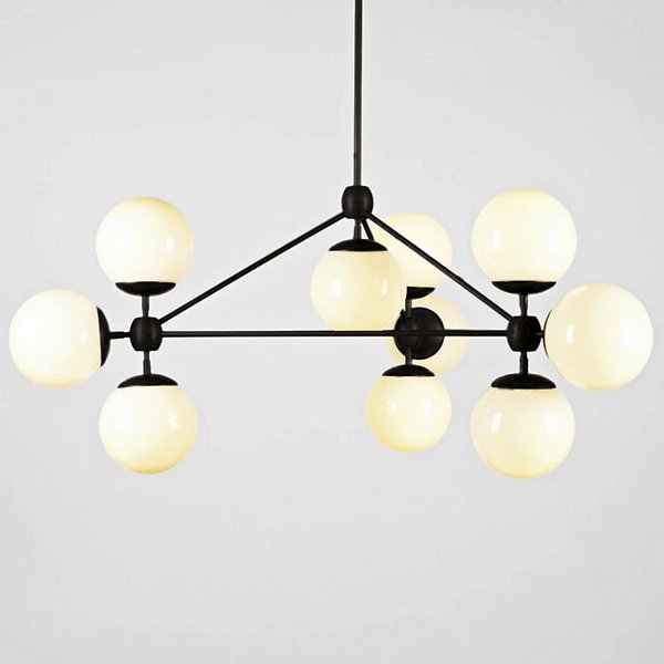 Купить Люстра Modo 3 Sided Chandelier - 10 Globes в интернет-магазине roooms.ru