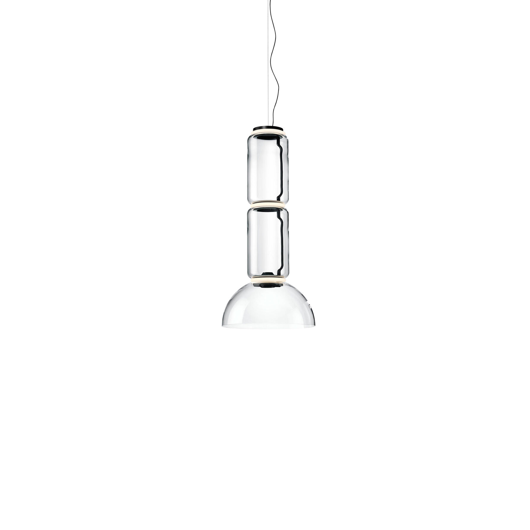 Купить Подвесной светильник Noctambule Suspension 2 Low Cylinder Bowl в интернет-магазине roooms.ru
