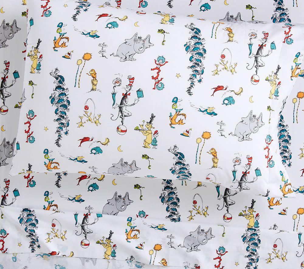 Купить Набор простыней Dr. Seuss™ Organic Sheet Set & Pillowcases - Sheet Set в интернет-магазине roooms.ru