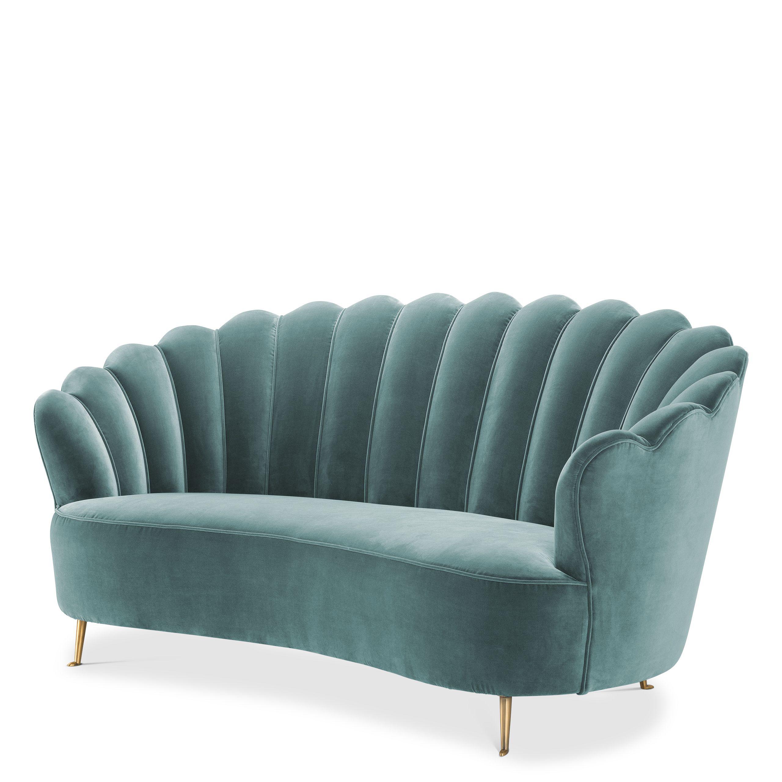 cameron deep turquoise | brass finish legs