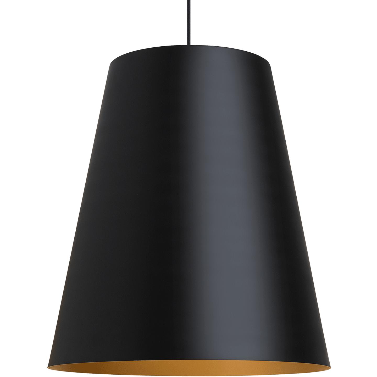 Black/Satin Gold Lamp Not Included