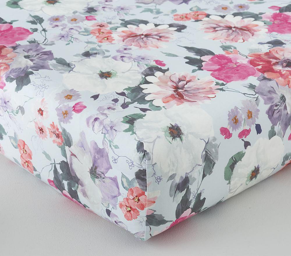 Купить Простыня  Organic Isla Floral Crib Fitted Sheet в интернет-магазине roooms.ru