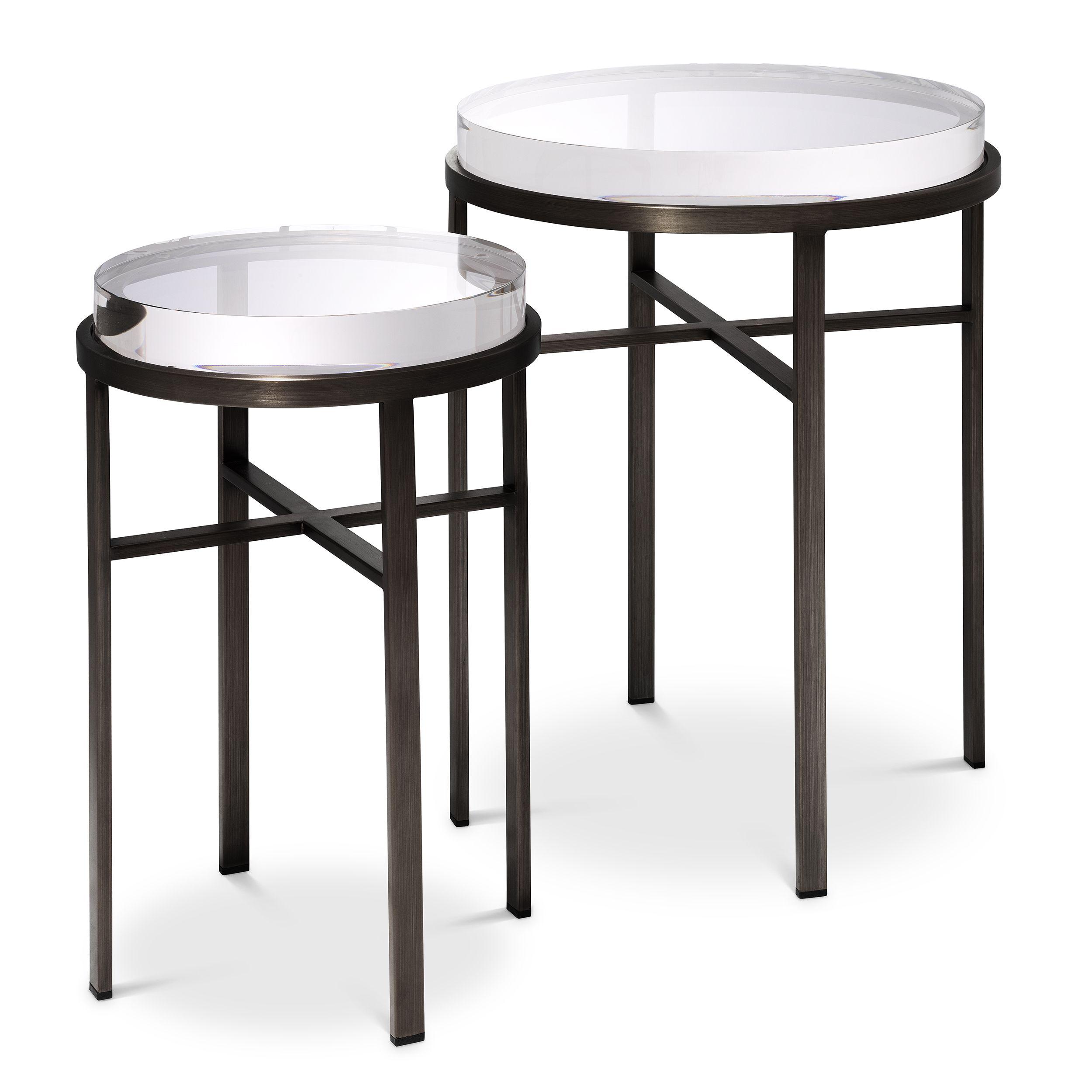 Купить Приставной столик Side Table Hoxton set of 2 в интернет-магазине roooms.ru