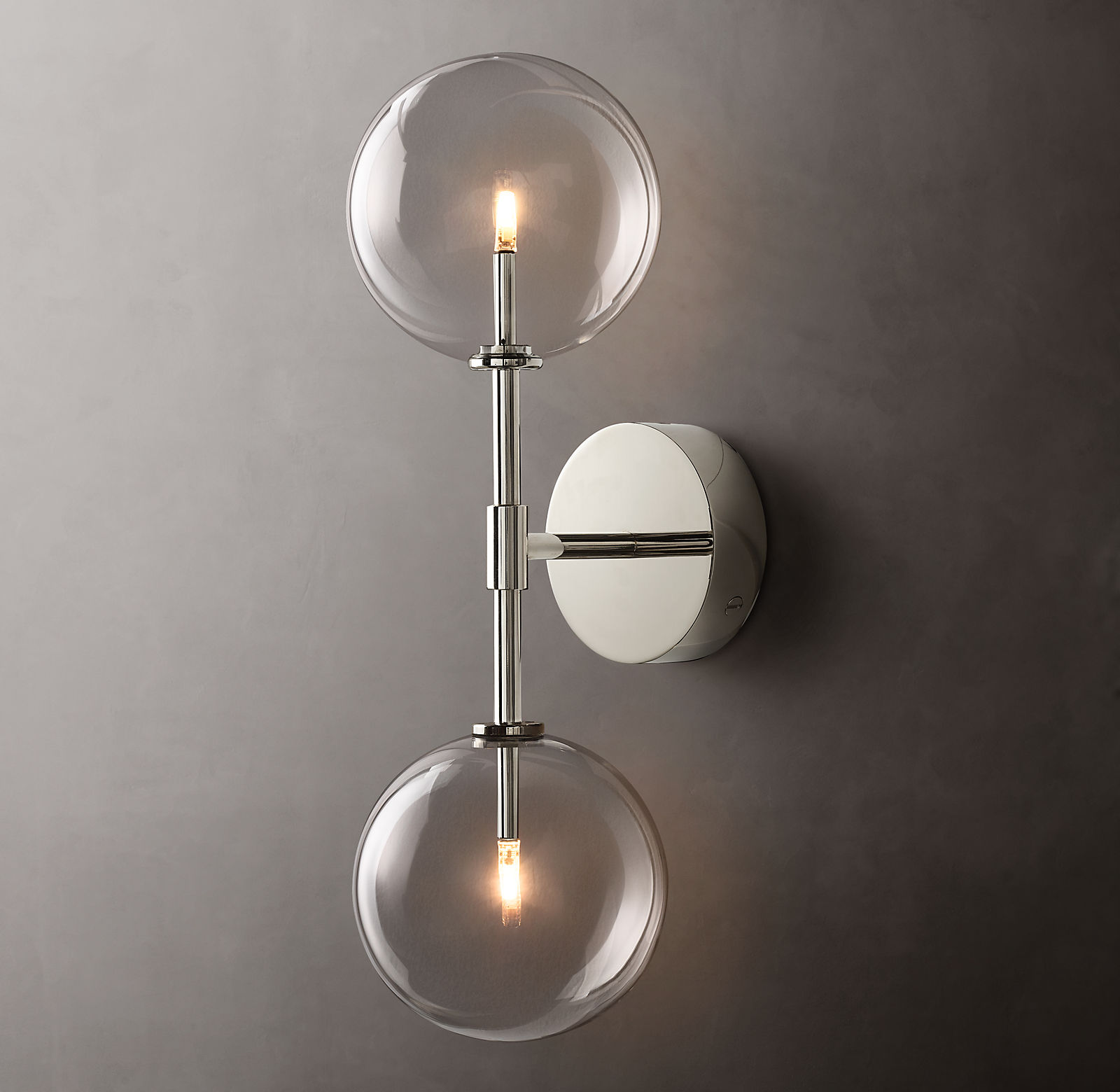 Купить Бра Glass Globe Linear Sconce в интернет-магазине roooms.ru