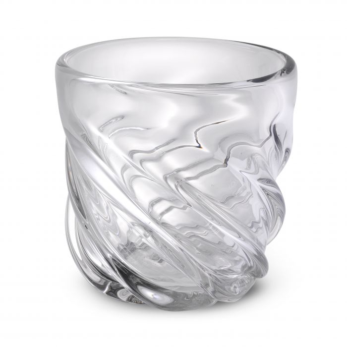 hand blown glass | clear S