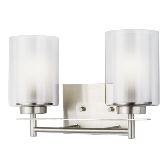 Brushed Nickel LED Bulb(s) Included