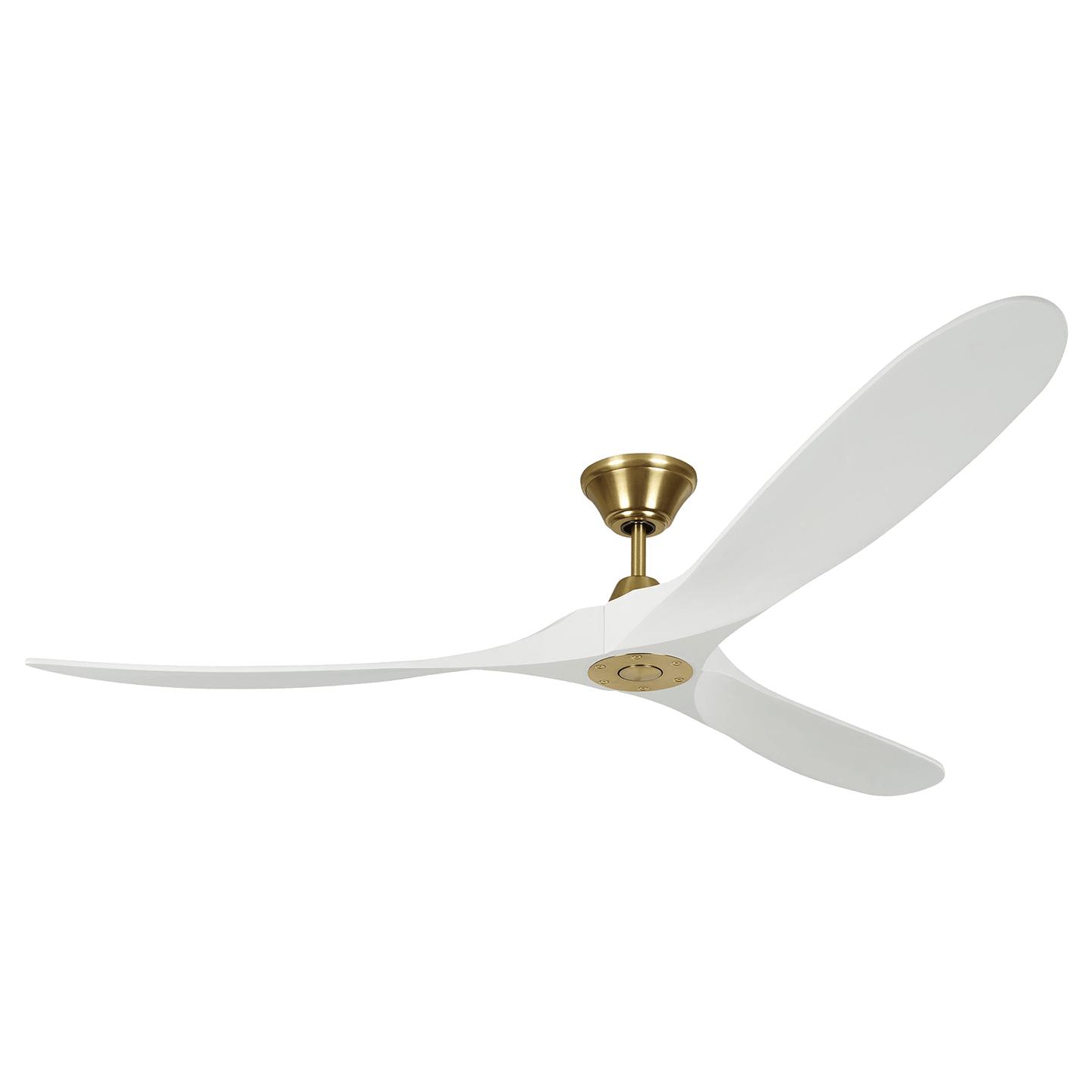 Burnished Brass Housing With Matte White Blades