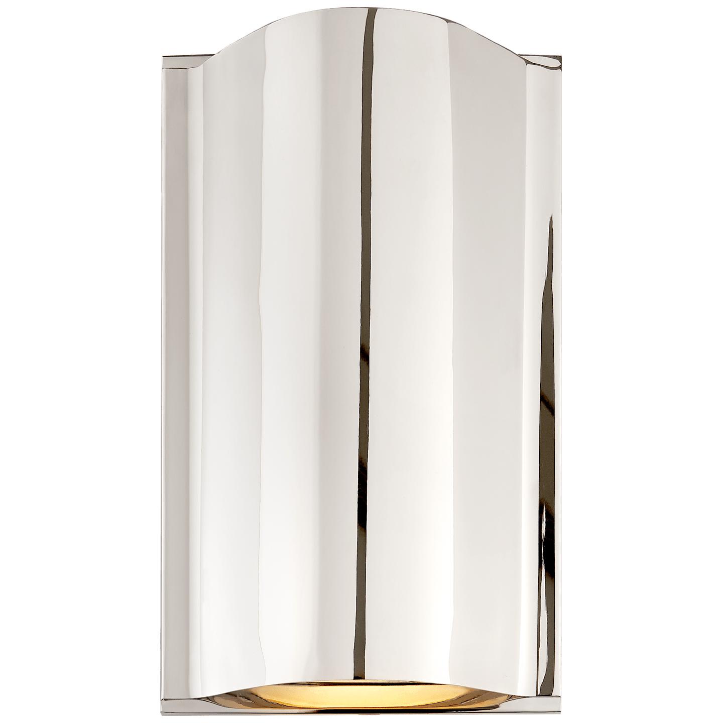 Polished Nickel Frosted Glass