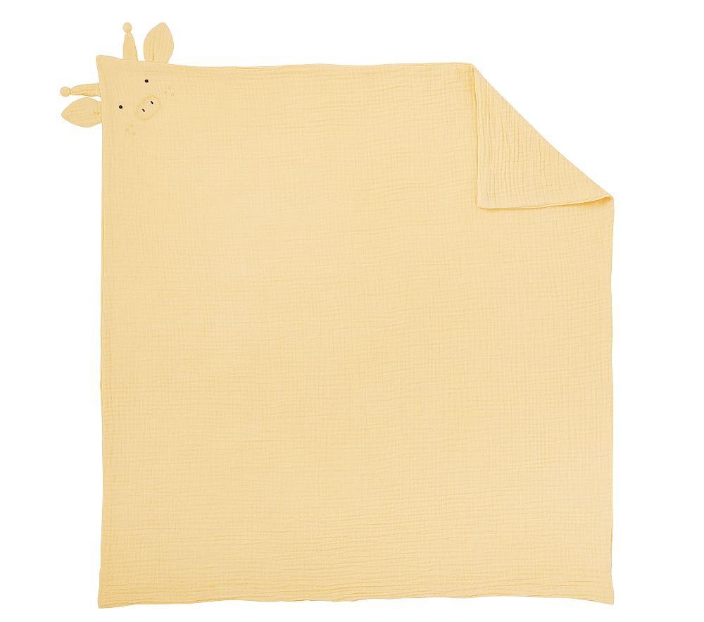 Купить Одеяло Organic Cotton Tencel Giraffe Baby Blanket Yellow в интернет-магазине roooms.ru