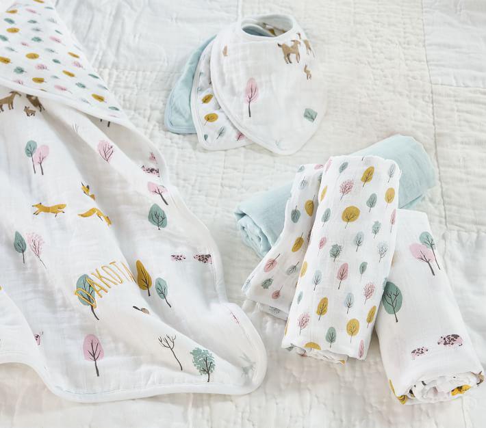 Купить Одеяло Oversized Muslin Dakota Baby Blanket 47x47 in Multi в интернет-магазине roooms.ru