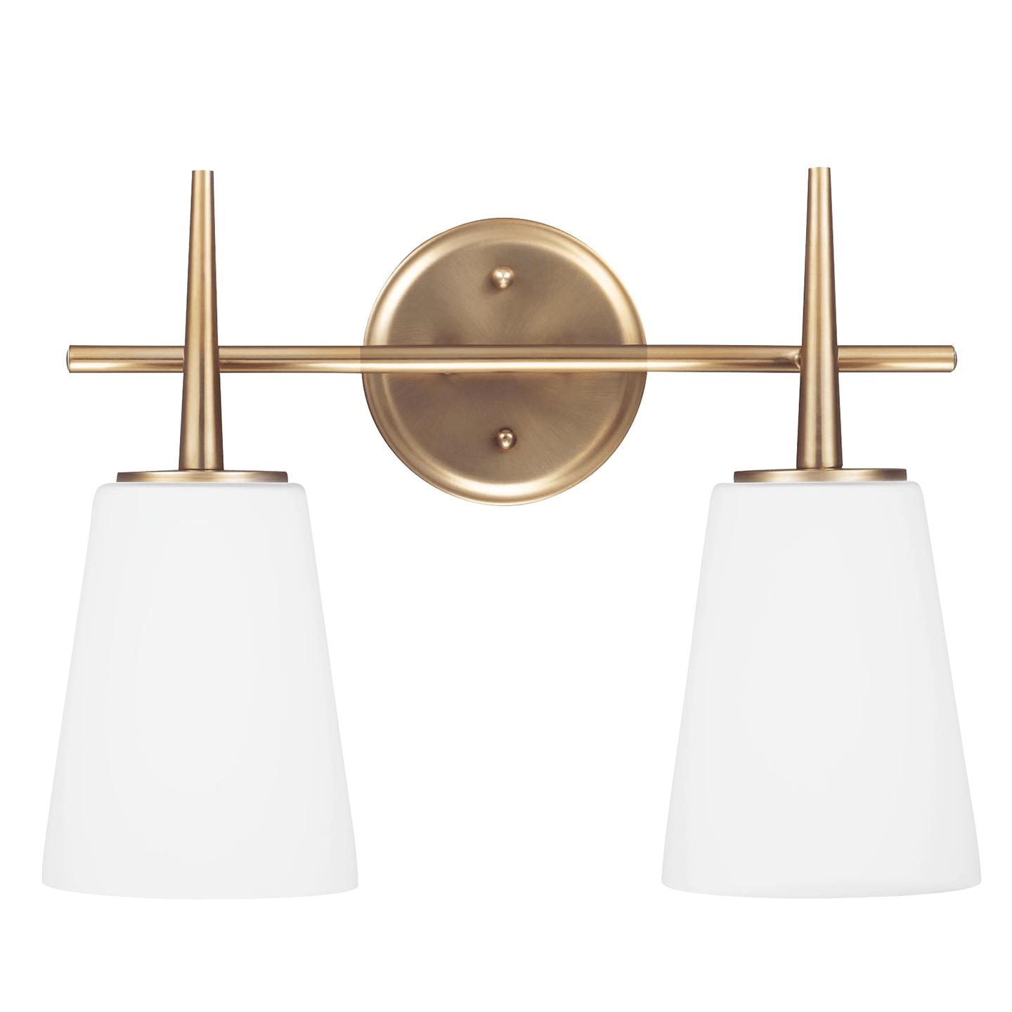 Satin Brass Bulb(s) Not Included