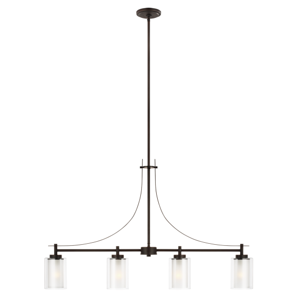 Купить Подвесной светильник Elmwood Park Four Light Linear Pendant в интернет-магазине roooms.ru
