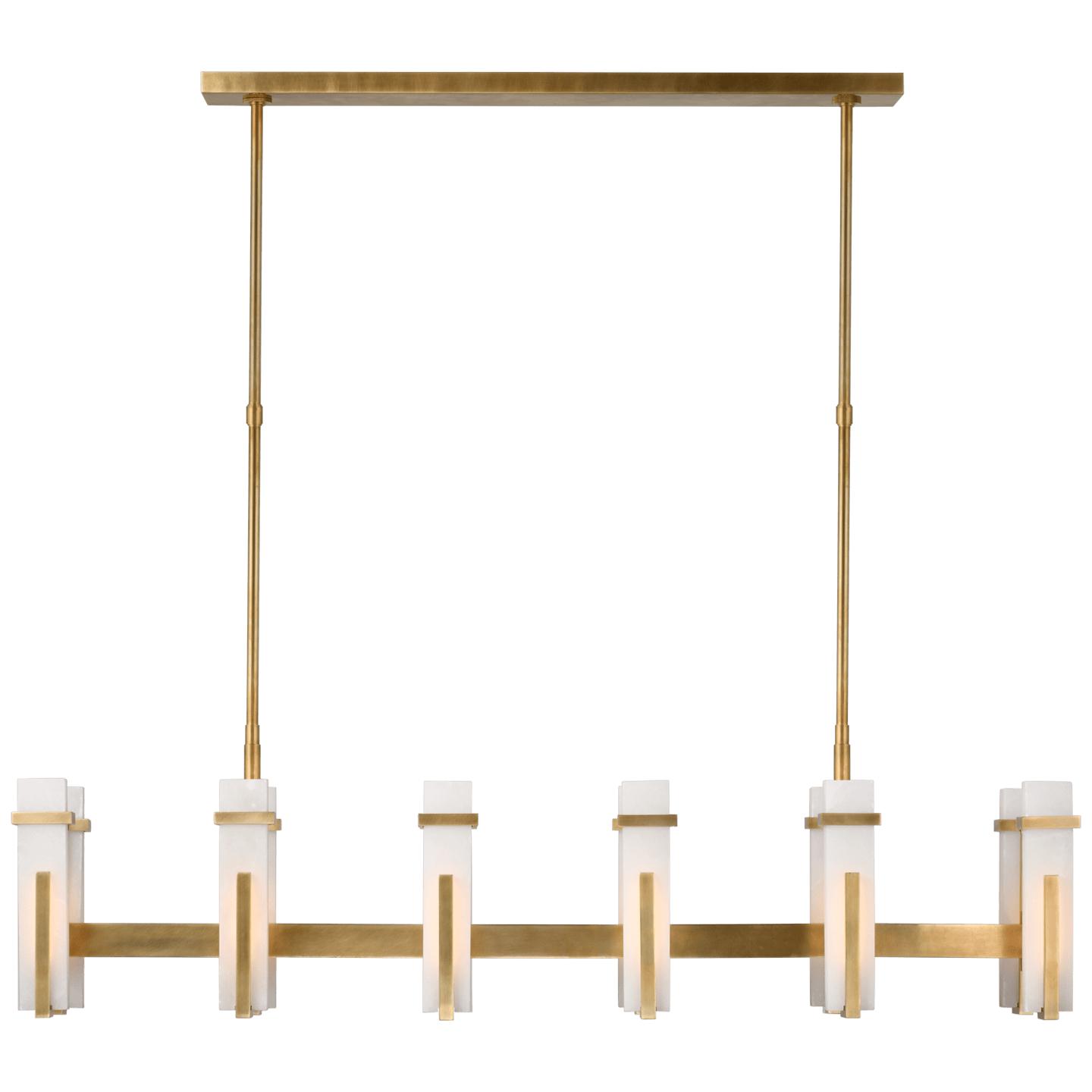 Купить Люстра Malik Large Linear Chandelier в интернет-магазине roooms.ru