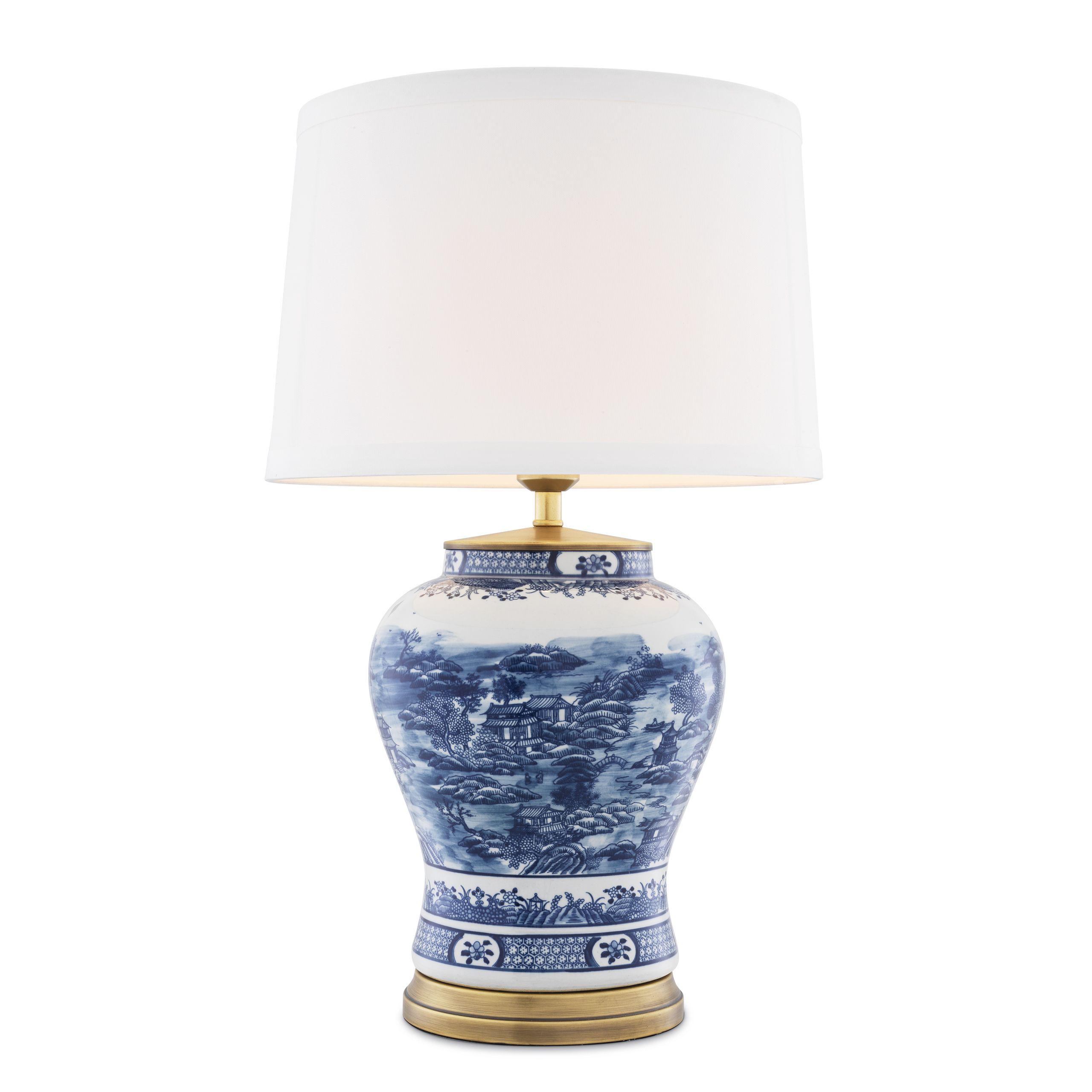 Купить Настольная лампа Table Lamp Chinese Blue в интернет-магазине roooms.ru