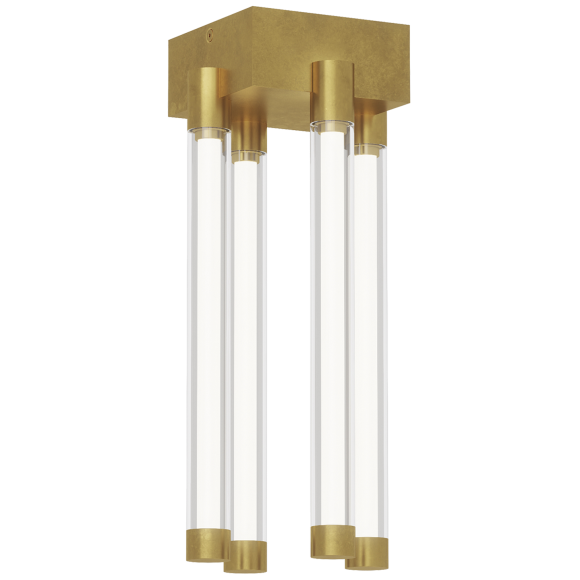 Natural Brass 6" Integrated LED 90 CRI 2700K 120V