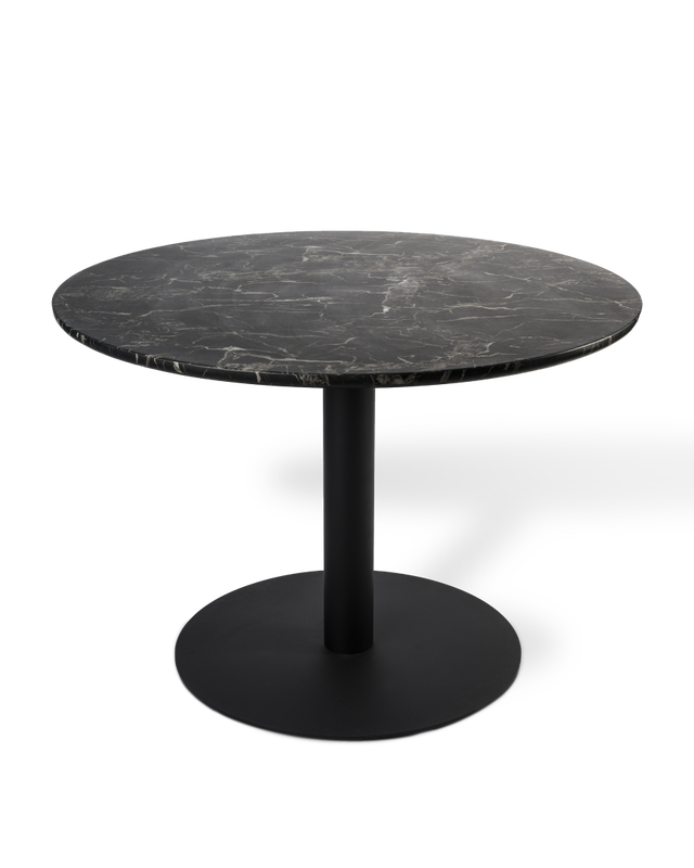 Black MDFResin based artificial marble topwith iron base