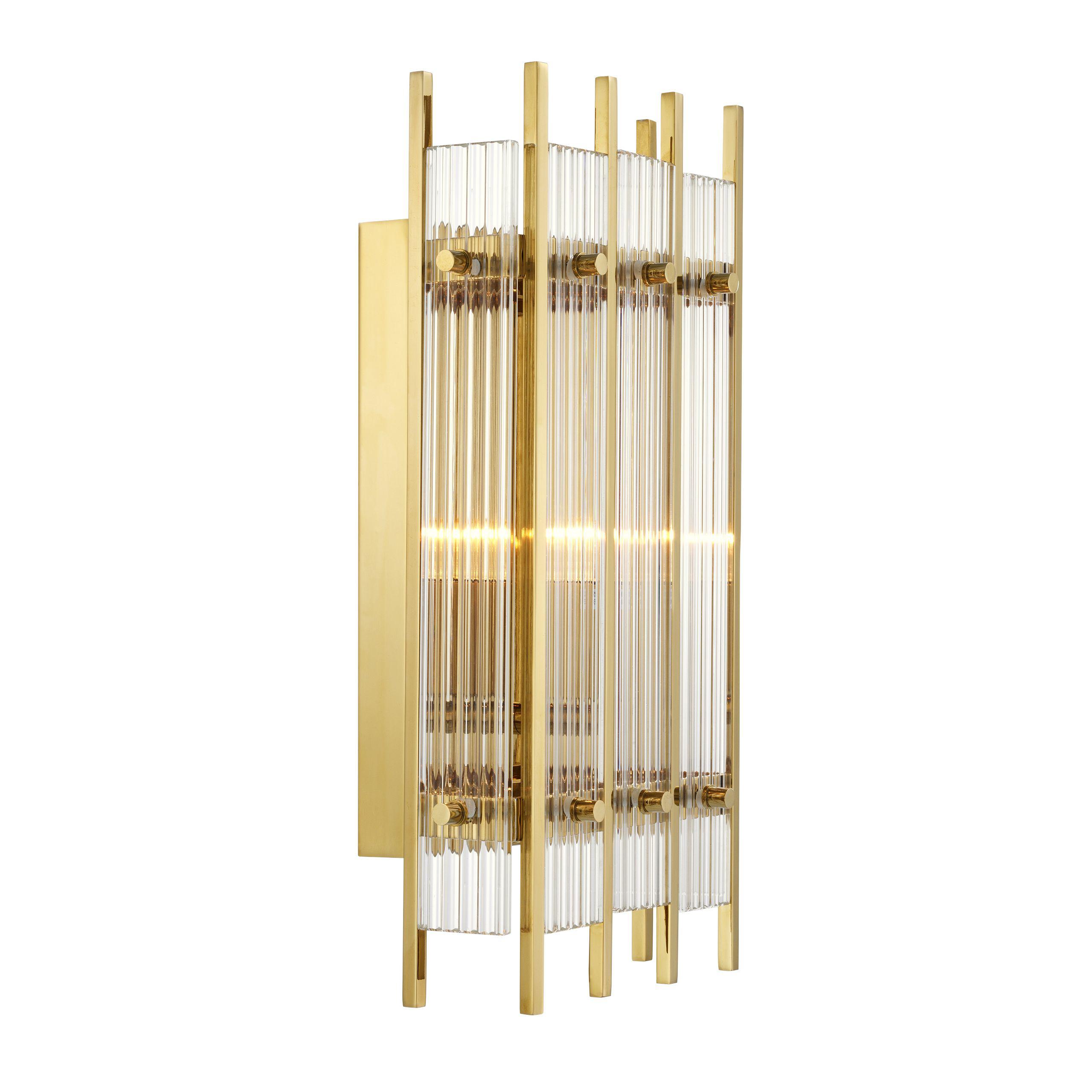 gold finish | clear glass S