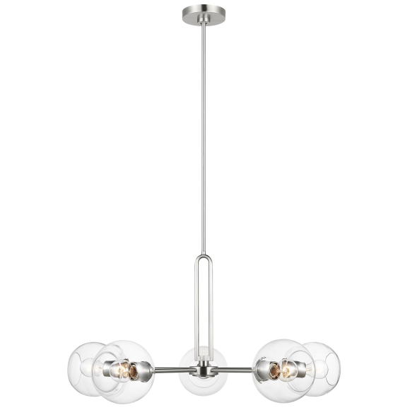 Brushed Nickel LED Bulb(s) Included