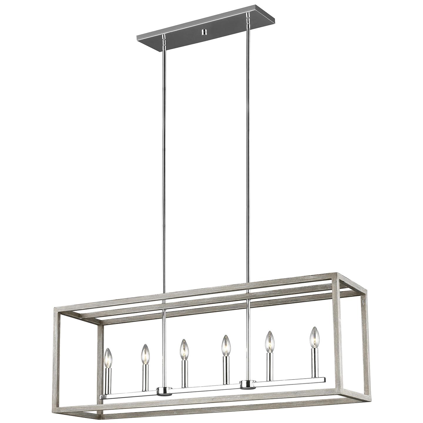 Купить Подвесной светильник Moffet Street Six Light Linear Pendant в интернет-магазине roooms.ru