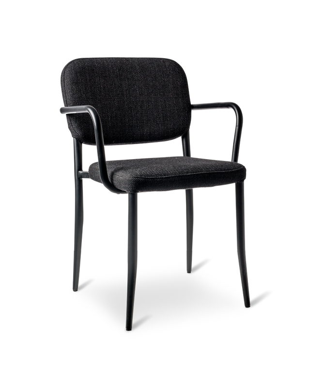 Купить Стул с подлокотником Chair Jamie Fabric Smooth в интернет-магазине roooms.ru