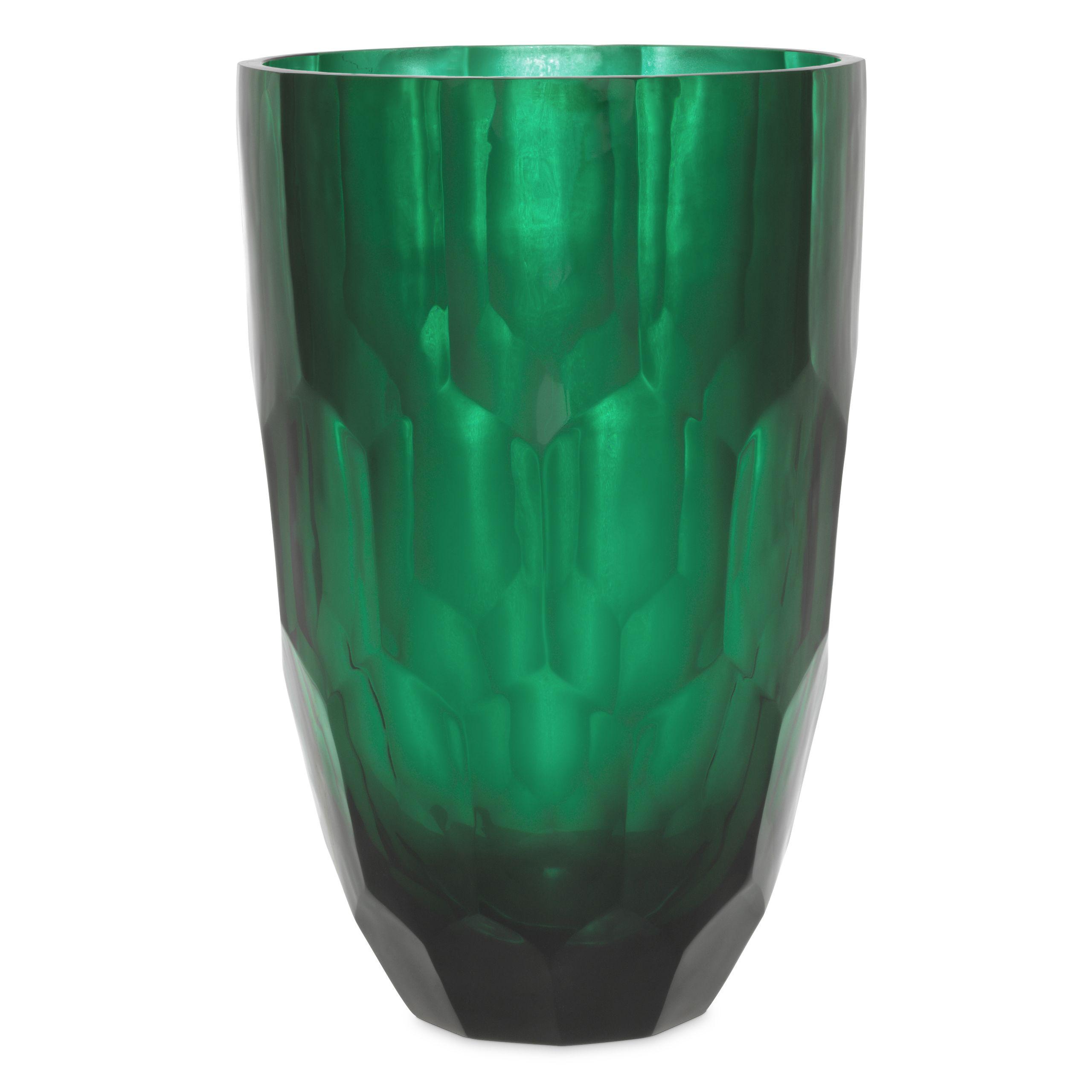 hand blown glass | green colour L