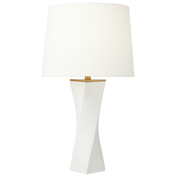 White Leather LED Bulb(s) Included