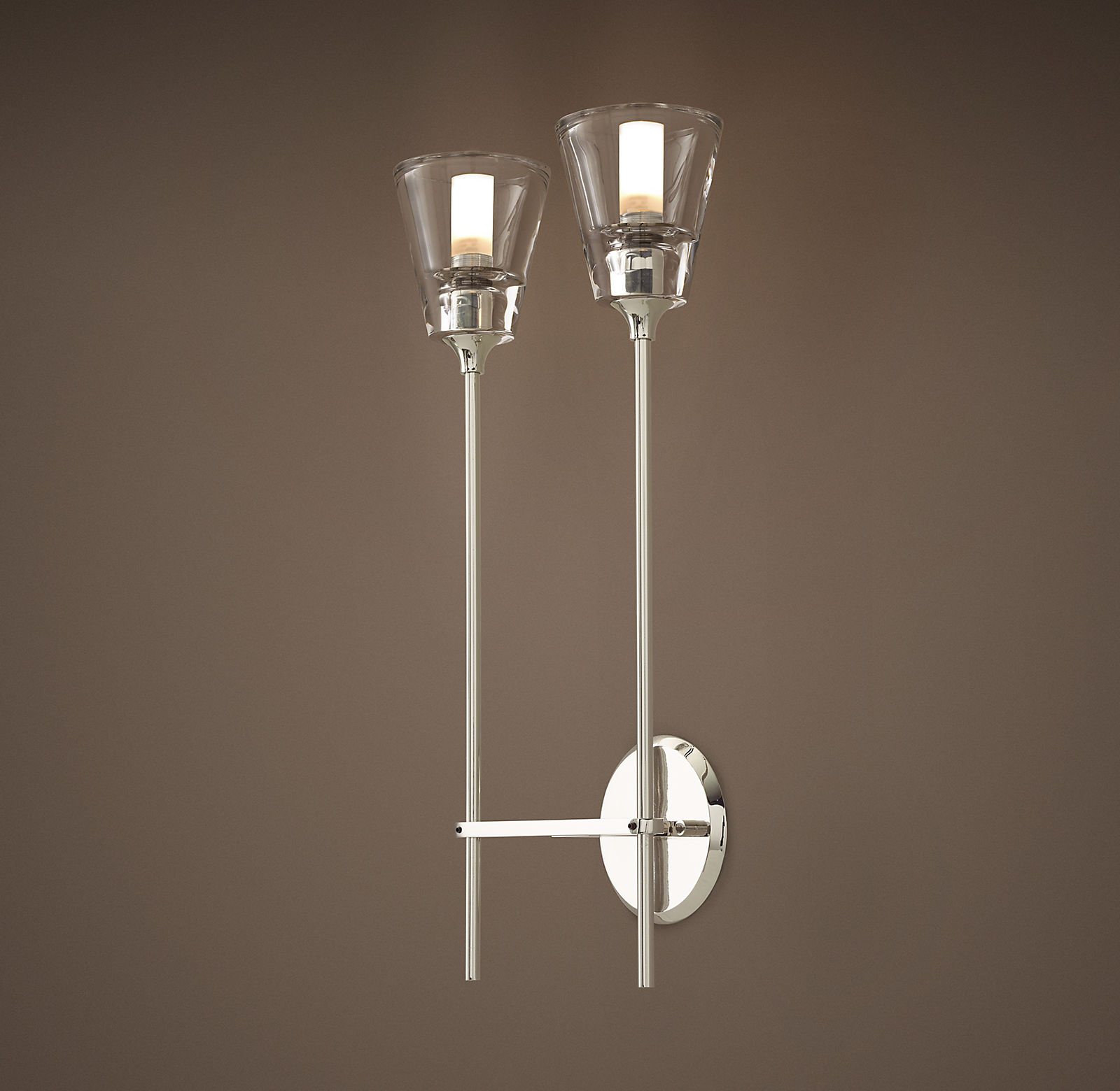 Купить Бра Torche De Verre Double Sconce в интернет-магазине roooms.ru