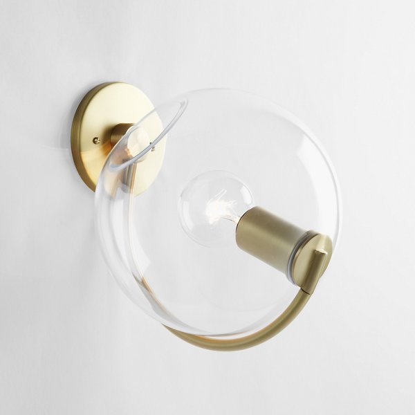 Brushed Brass,Clear