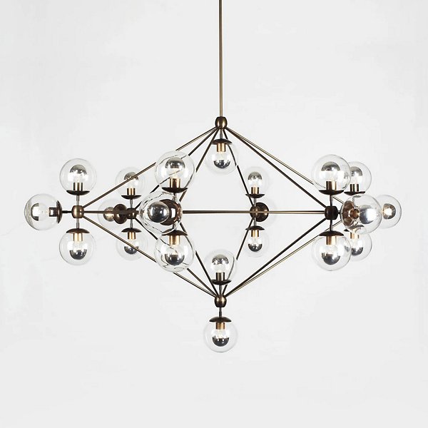 Купить Люстра Modo 6 Sided Chandelier - 21 Globes в интернет-магазине roooms.ru