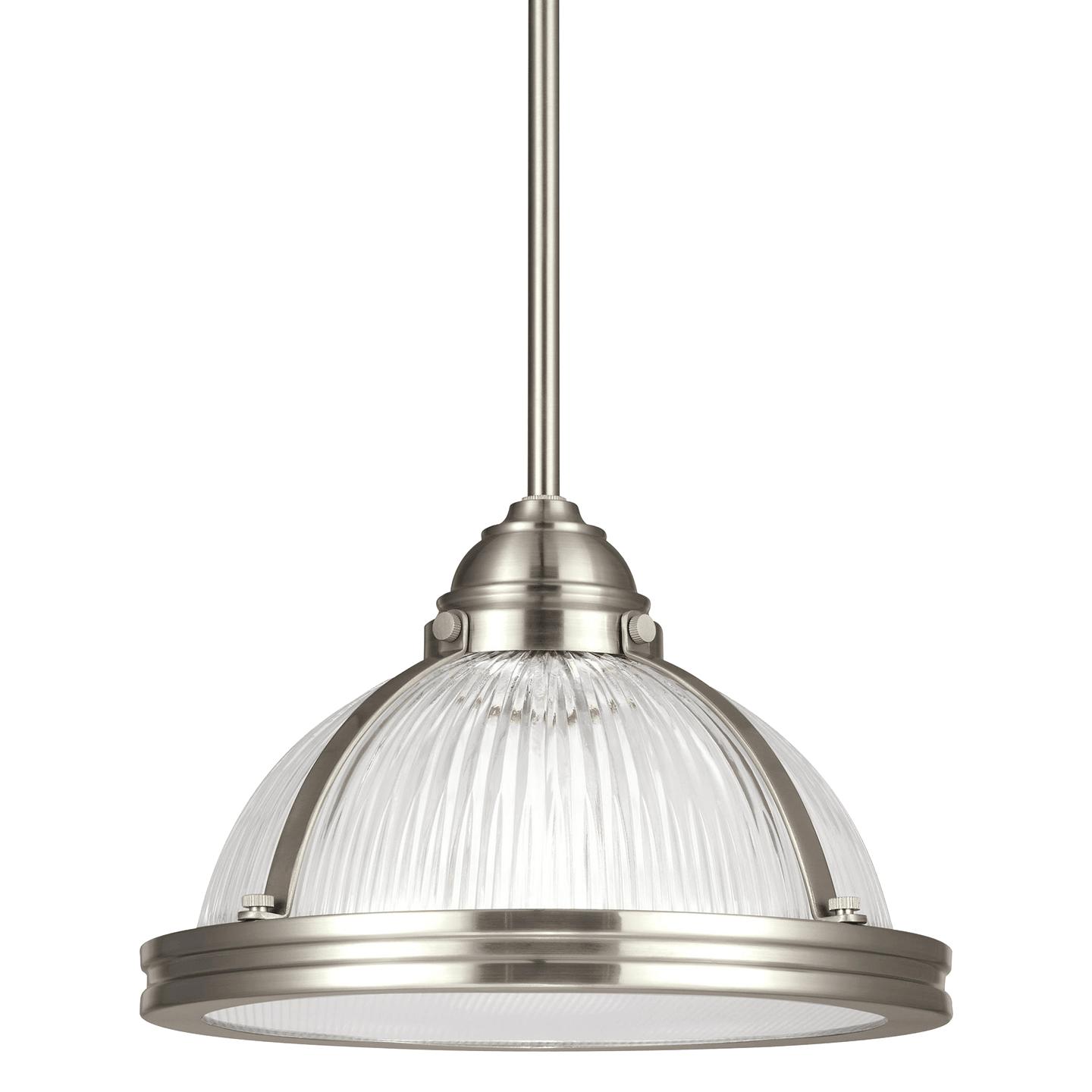 Brushed Nickel LED Bulb(s) Included