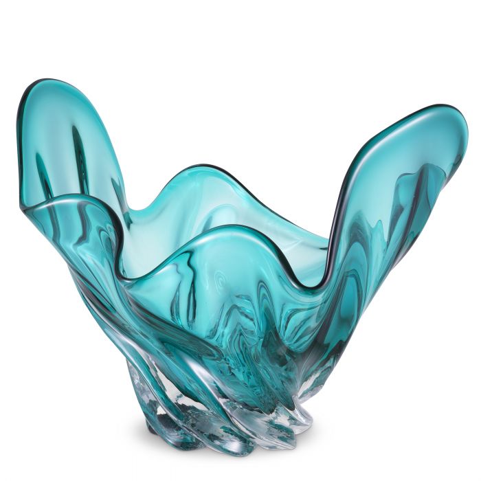 handblown glass | turquoise colour