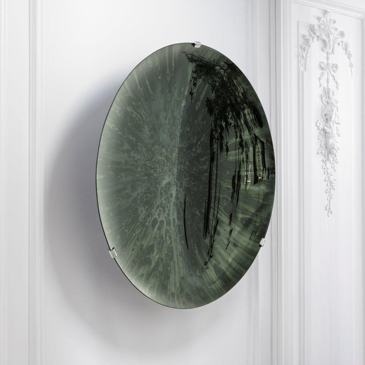 concave mirror glass | green S