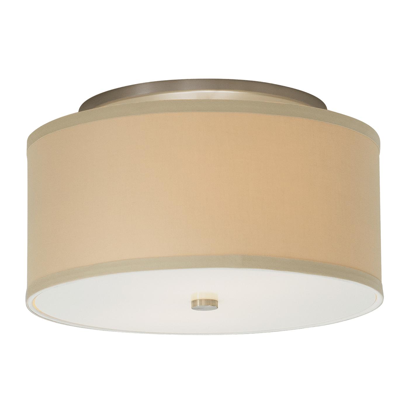 Satin Nickel Desert Clay Small Lamp Not Included
