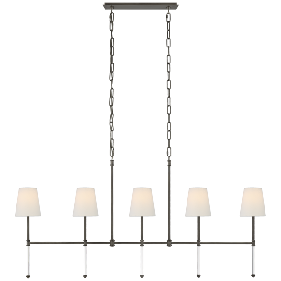 Купить Люстра Camille Medium Linear Chandelier в интернет-магазине roooms.ru