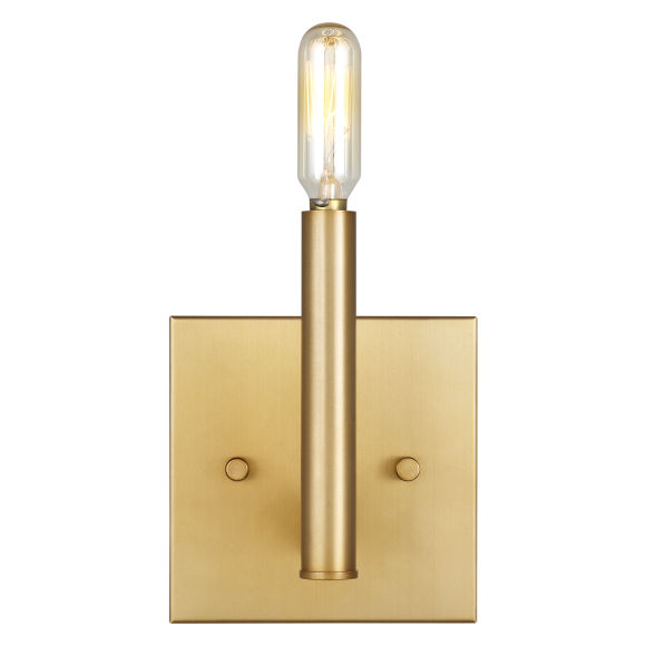 Satin Brass Bulb(s) Not Included