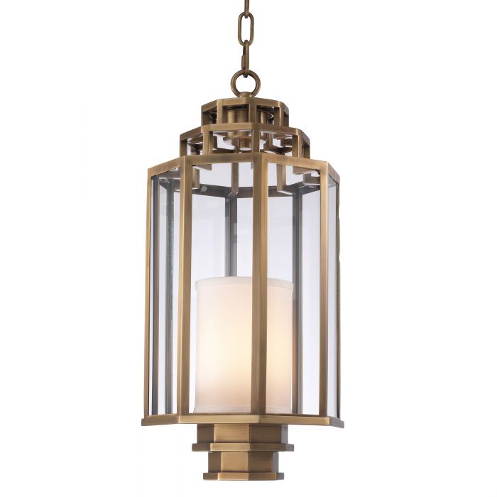 antique brass finish | clear glass S