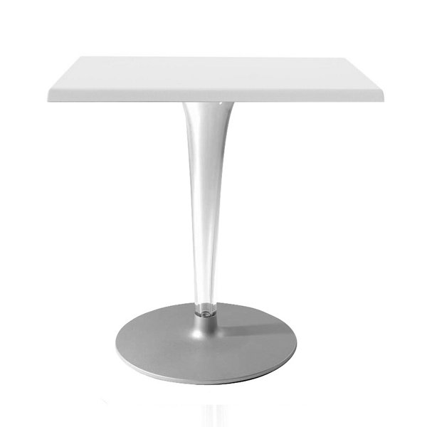 24 inch,White,Rounded,Square